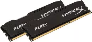 Комплект памяти HyperX Fury Black HX316C10FBK2/8 DDR3 PC-12800 8Gb 2x4Gb фото