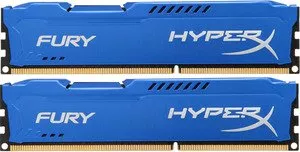 Комплект памяти HyperX Fury Blue HX316C10FK2/16 DDR3 PC-12800 2x8Gb фото