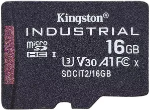 Карта памяти Kingston Industrial microSDHC 16Gb (SDCIT2/16GBSP) фото
