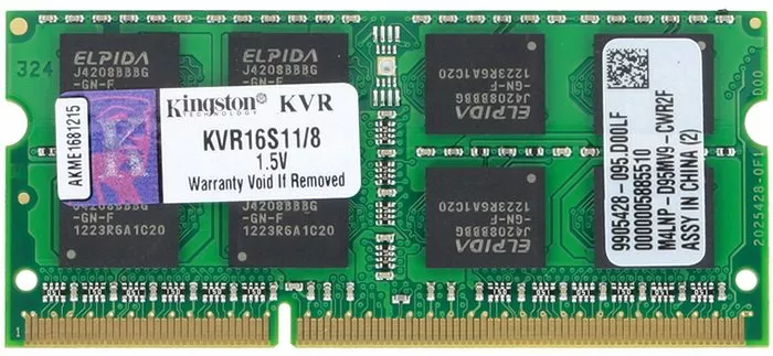 Модуль памяти Kingston KVR16S11/8 DDR3 PC12800 8Gb фото