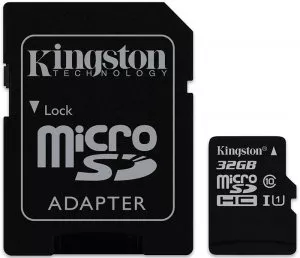 Карта памяти Kingston microSDHC 32Gb (SDC10G2/32GB) фото