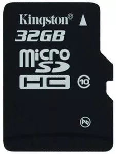 Карта памяти Kingston MicroSDHC 32Gb Class 10 (SDC10/32GBSP) фото