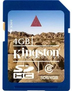 Карта памяти Kingston SDHC 4Gb (SD6/4GB) фото
