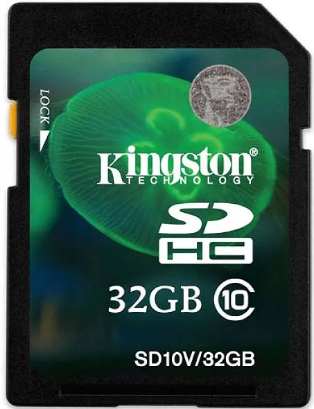 Карта памяти Kingston SDHC 32Gb (SD10V/32GB) фото