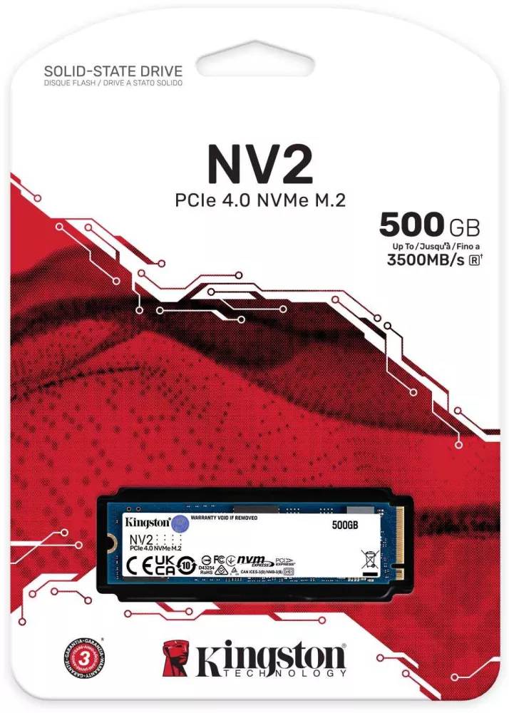 SSD Kingston SNV2S 500Gb SNV2S/500G фото 3
