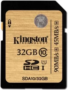 Карта памяти Kingston Ultimate SDHC 32Gb (SDA10/32GB) фото