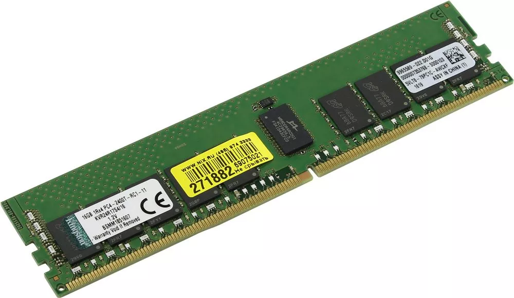 Модуль памяти Kingston ValueRAM KVR24R17S4/16 DDR4 PC4-19200 16Gb фото
