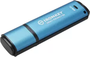 USB Flash Kingston Vault Privacy 50 Type-A 64GB фото