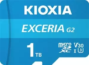 Карта памяти Kioxia Exceria G2 microSDXC LMEX2L001TG2 1TB (с адаптером) фото
