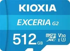 Карта памяти Kioxia Exceria G2 microSDXC LMEX2L512GG4 512GB фото