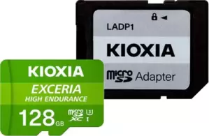 Карта памяти Kioxia Exceria High Endurance microSDXC LMHE1G128GG2 128GB (с адаптером) фото