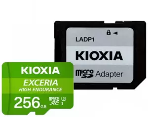 Карта памяти Kioxia Exceria High Endurance microSDXC LMHE1G256GG2 256GB (с адаптером) фото