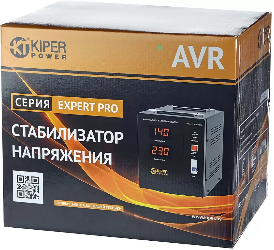 Стабилизатор напряжения Kiper Power Expert Pro 5000 LCD фото