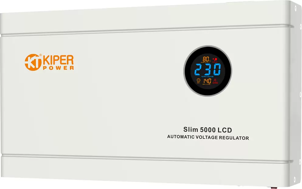 Стабилизатор напряжения Kiper Power Slim 5000 LCD фото