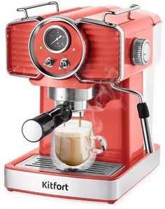 Рожковая кофеварка Kitfort KT-7125-1 фото