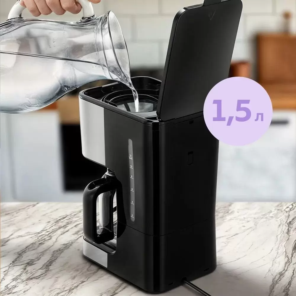 Капельная кофеварка Kitfort KT-7628 фото