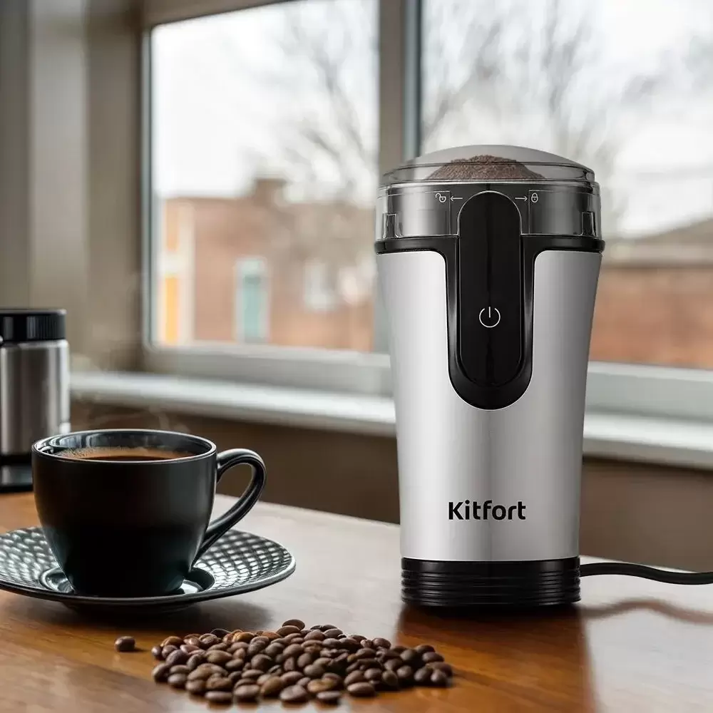 Электрическая кофемолка Kitfort KT-7654 фото