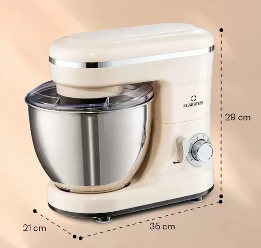 Планетарный миксер Klarstein Bella Mini (кремовый) фото