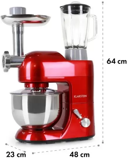Кухонный комбайн Klarstein Lucia Rossa (красный) фото