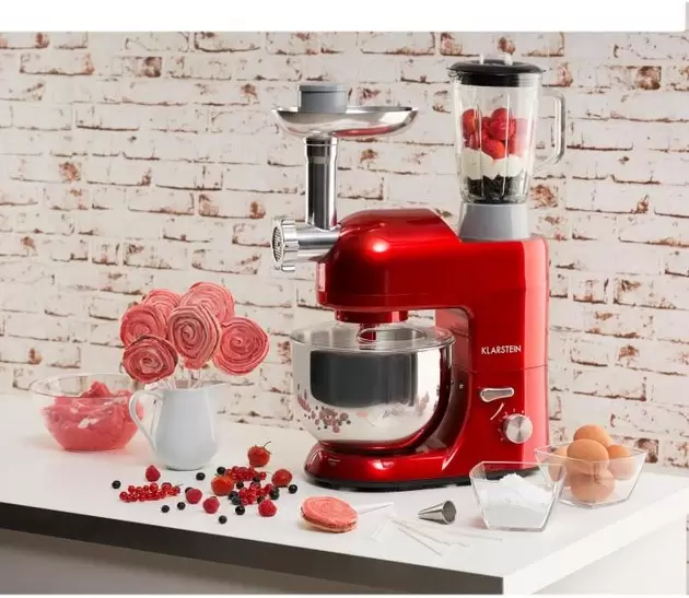 Кухонный комбайн Klarstein Lucia Rossa (красный) фото