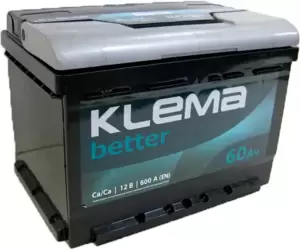 Аккумулятор Klema Better 6СТ-60 АзЕ (60Ah) фото