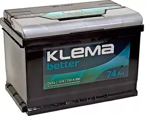 Аккумулятор Klema Better 6СТ-74А(0) (74Ah) фото