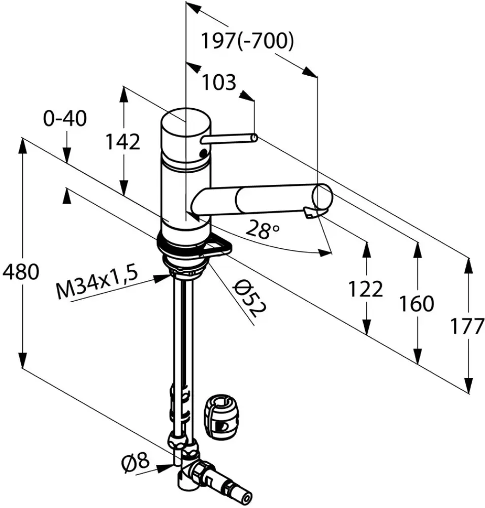 Смеситель Kludi Scope 339320575 фото