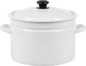 Кастрюля КМЗ 41804-202-У2 (без рисунка, белый) фото