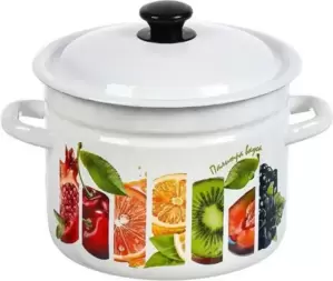 Кастрюля КМЗ Палитра вкуса 41804-182/6-У4 (белый) фото