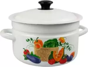 Кастрюля КМЗ Сочные овощи 41704-162/6-У4 (белый) фото