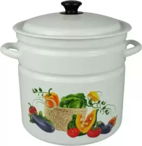 Кастрюля КМЗ Сочные овощи 41704-242/6-У4 (белый) фото