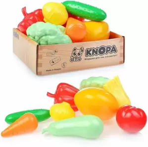 Набор игрушечных продуктов Knopa Малый ящик. Овощи 87047 фото