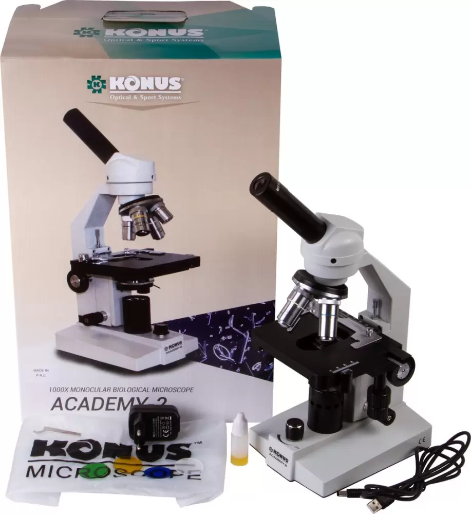 Микроскоп Konus Academy-2 1000x 77062 фото 2