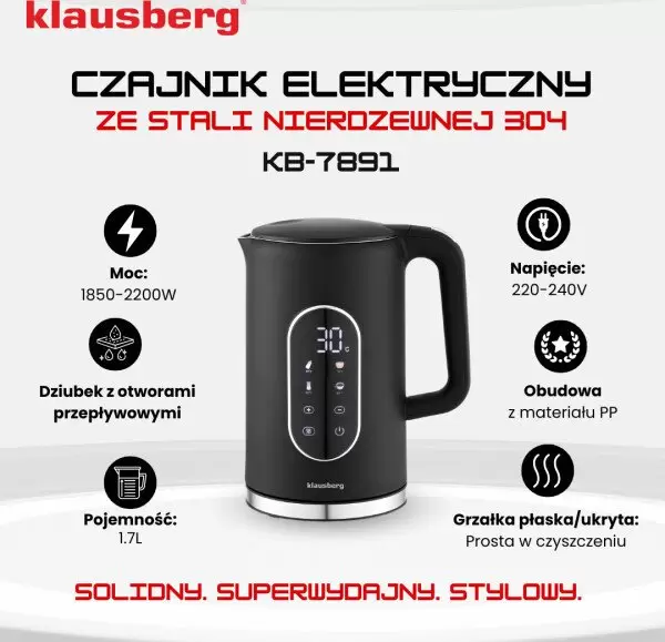 Электрический чайник Klausberg KB-7891 фото