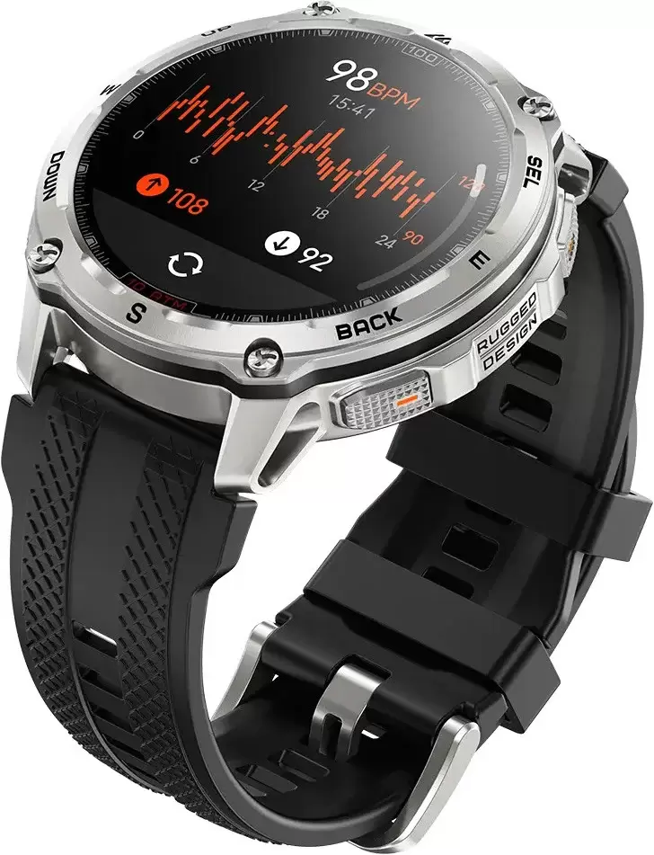 Умные часы Kospet Tank T4 (серебристый) фото