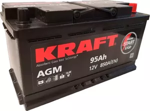 Аккумулятор Kraft AGM 95 R+ (95Ah) фото