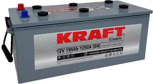 Аккумулятор Kraft Classic 190 (3) евро (190Ah) фото