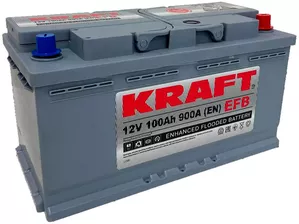 Аккумулятор Kraft EFB 100 R+ (100Ah) фото