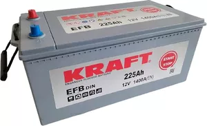 Аккумулятор Kraft EFB 225 (3) евро (225Ah) фото