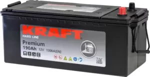Аккумулятор Kraft Premium 190(3) евро (190Ah) фото