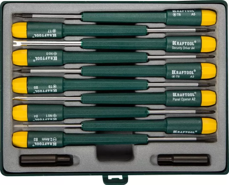 Набор отверток прецизионных Kraftool 25616-H12 (12 предметов) фото