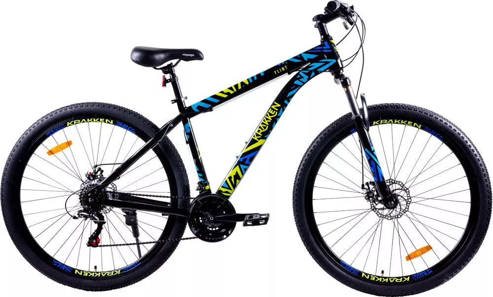 Велосипед Krakken Flint 29 р.18 2021 (черный/синий) фото