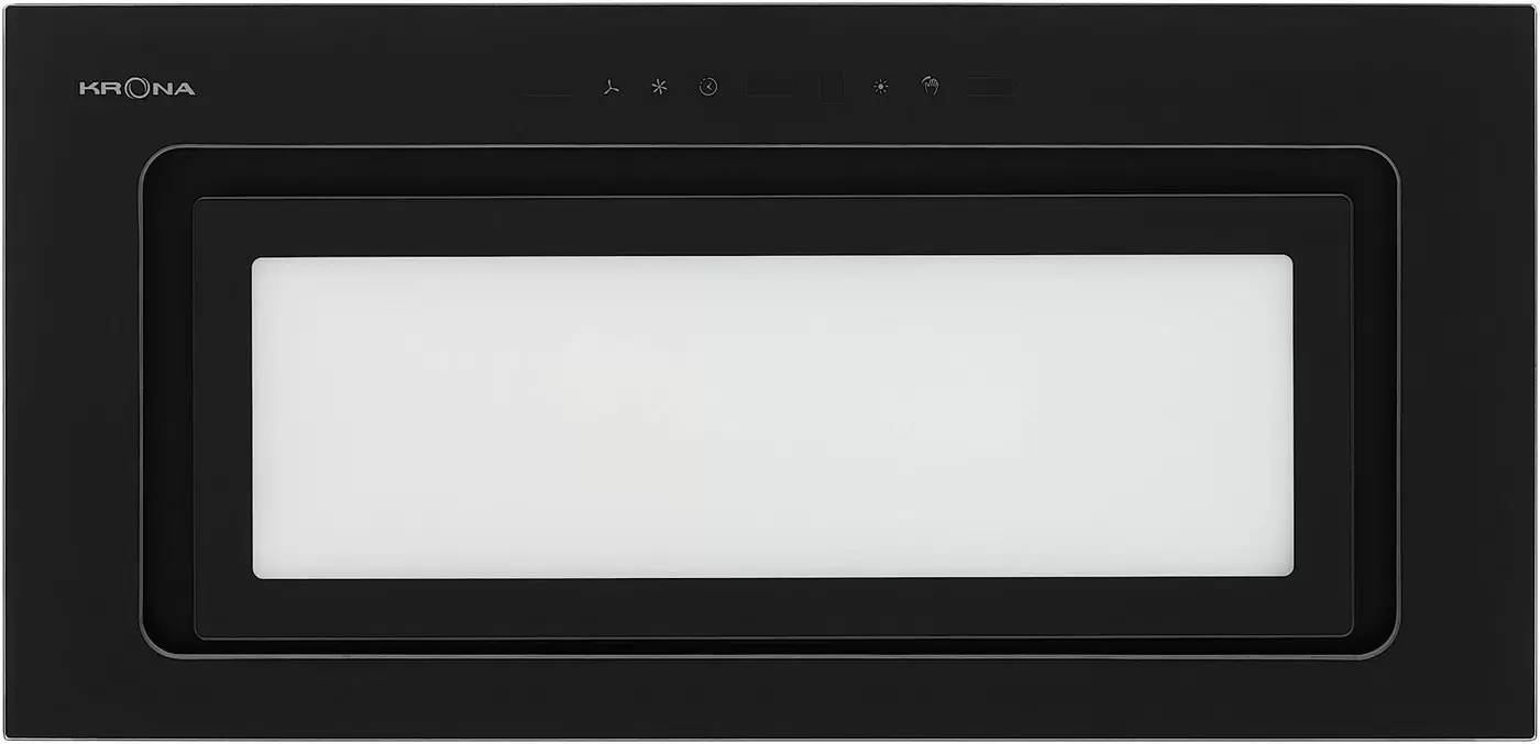 Кухонная вытяжка Krona Selina F MAX 600 black SGC фото