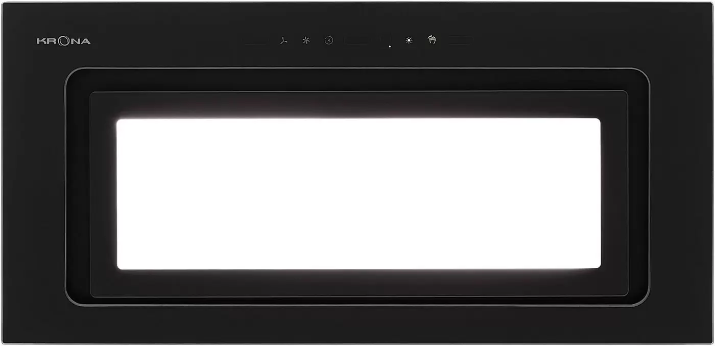 Кухонная вытяжка Krona Selina F MAX 600 black SGC фото