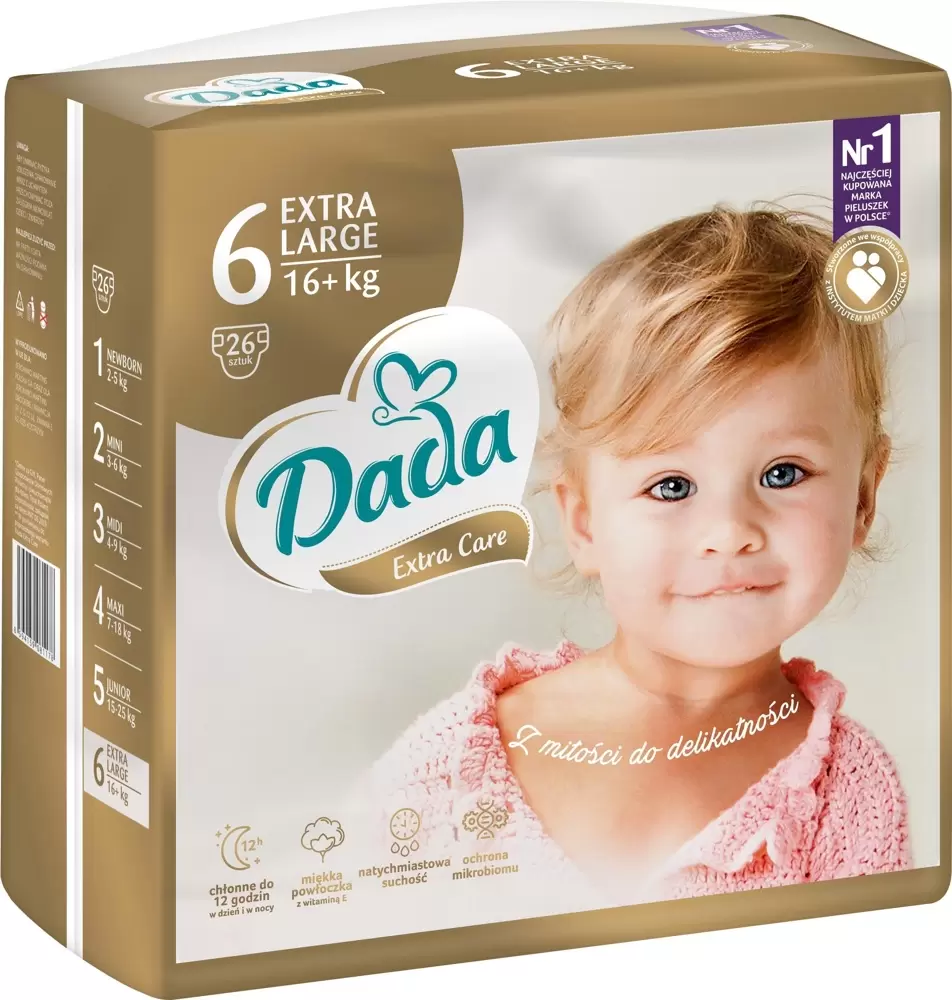 Dada Extra Care 6 Extra Large (26 шт)