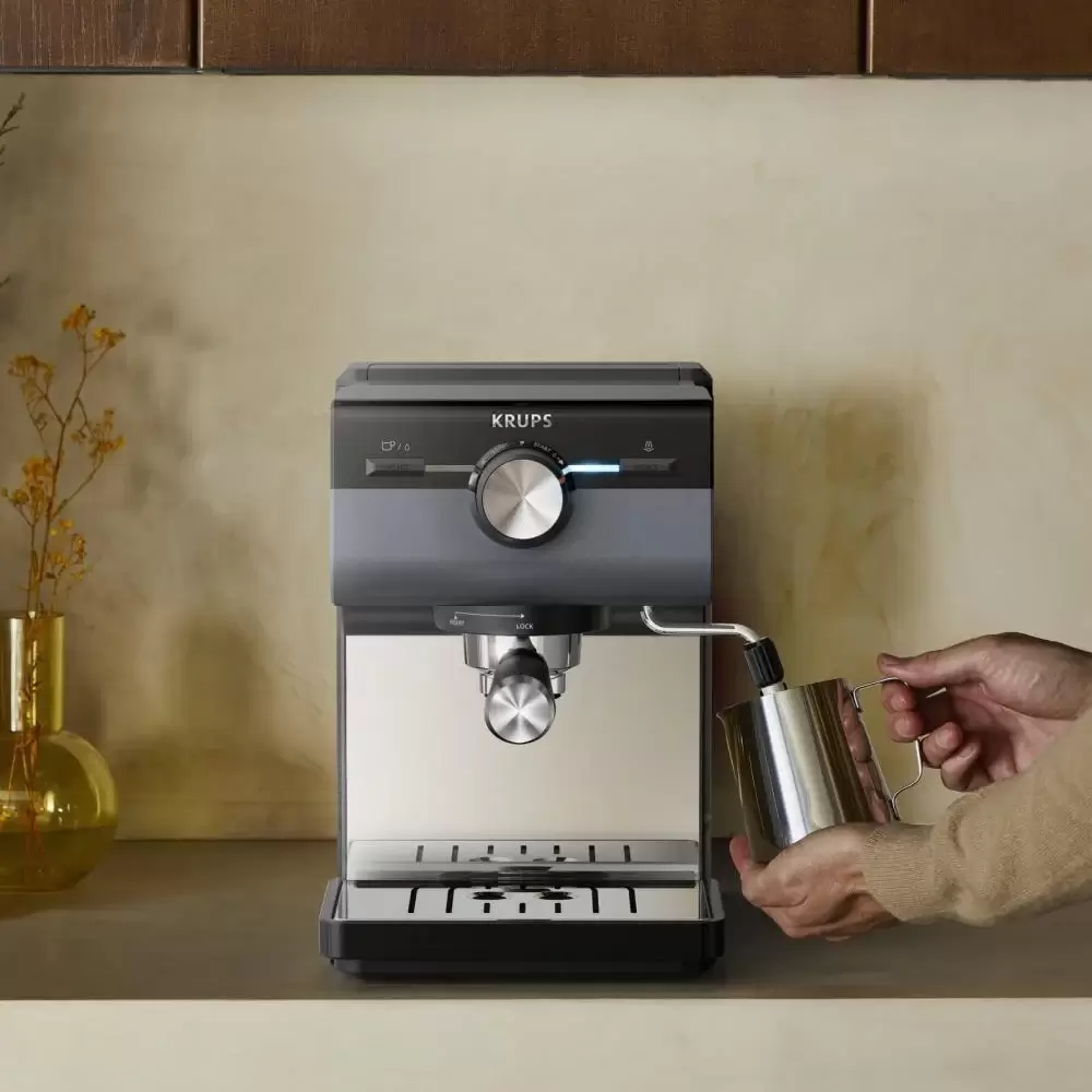 Рожковая кофеварка Krups Authentic+ XP384G10 фото