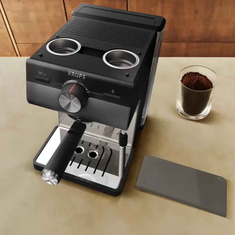 Рожковая кофеварка Krups Authentic+ XP384G10 фото