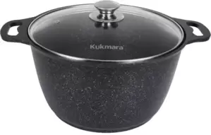 Кастрюля Kukmara кмт62-1а (темный мрамор) фото
