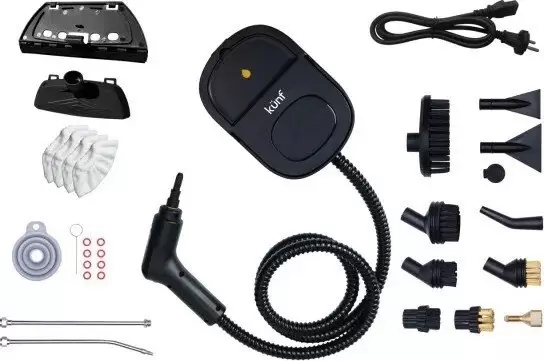 Пароочиститель Kunf TC-SC-003 B (черный) фото