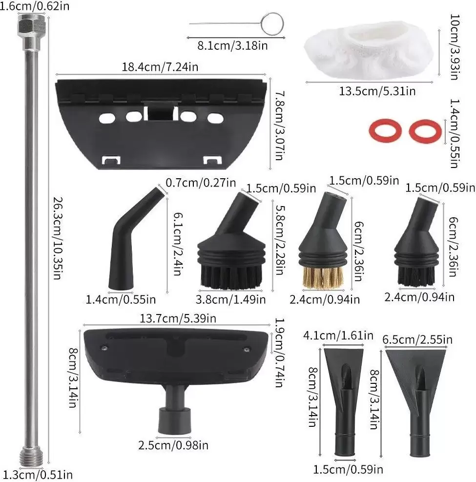 Пароочиститель Kunf TC-SC-003 W (белый) фото
